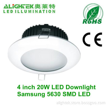 4 Inch 20w Round Led Downlight High Cri 